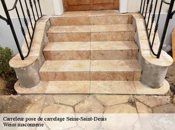 Carreleur pose de carrelage 93 Seine-Saint-Denis  Weiss maconnerie