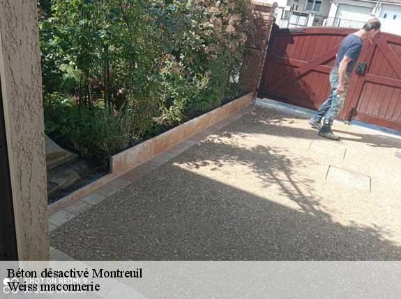 Béton désactivé  montreuil-93100 Weiss maconnerie