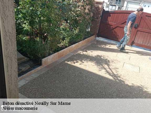 Béton désactivé  neuilly-sur-marne-93330 Weiss maconnerie