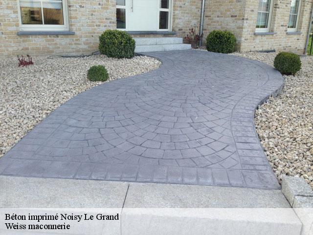 Béton imprimé  noisy-le-grand-93160 Weiss maconnerie