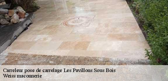 Carreleur pose de carrelage  93320