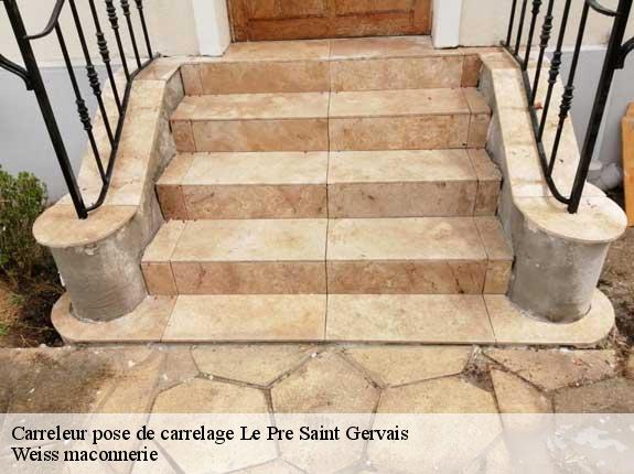 Carreleur pose de carrelage  93310